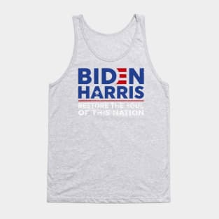 Biden Harris 2020 restore the soul of this nation Tank Top